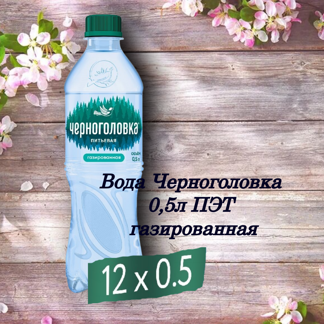 Черноголовка 0,5л газированная ПЭТ упаковка 12*0,5 л Черноголовка 0,5л газированная ПЭТ упаковка 12*0,5 л